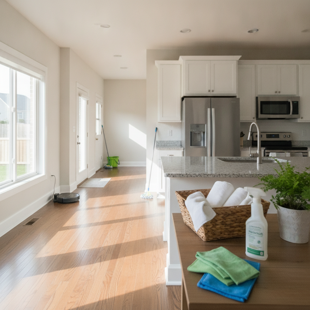 Residential Cleaning  - No Face and No Text